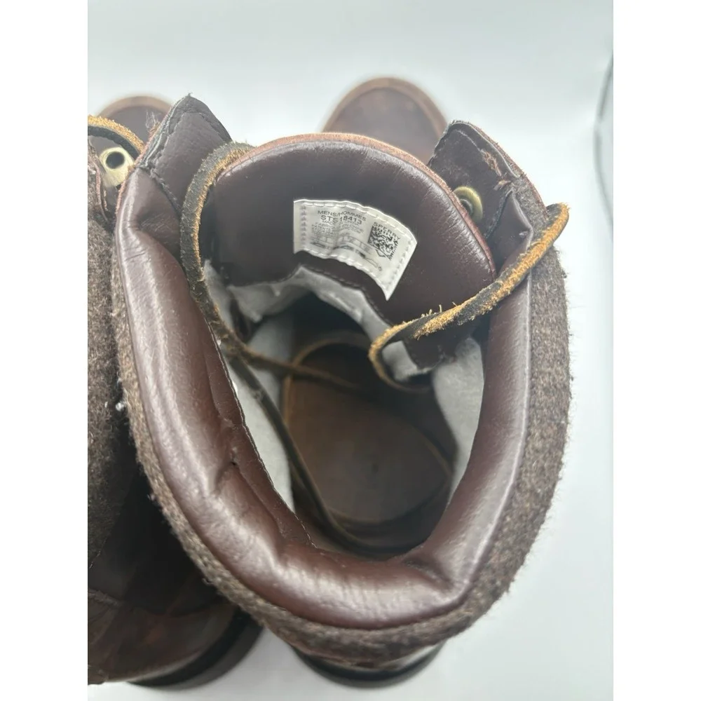 Mens Sperry Boot Size 12 Brown Leather Waterproof STS18413 Watertown Ankle Moc